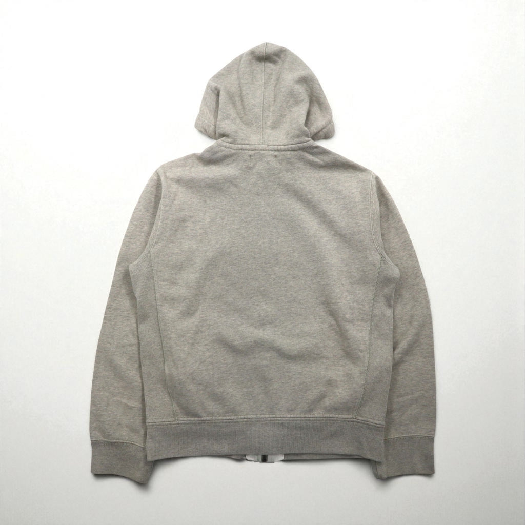 Ralph Lauren 90年代 リバースウィーブ ヘビーウェイト ジップパーカー M グレー スモールポニー刺繡
