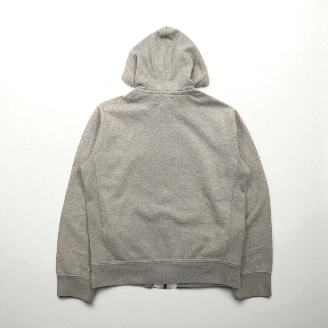 Ralph Lauren 90年代 リバースウィーブ ヘビーウェイト ジップパーカー M グレー スモールポニー刺繡