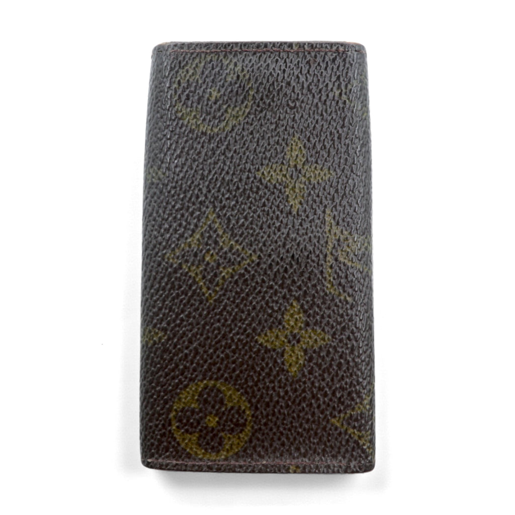 LOUIS VUITTON 4-Key Case PVC Multi-key 4 Monogram Brown M62631 Made in France