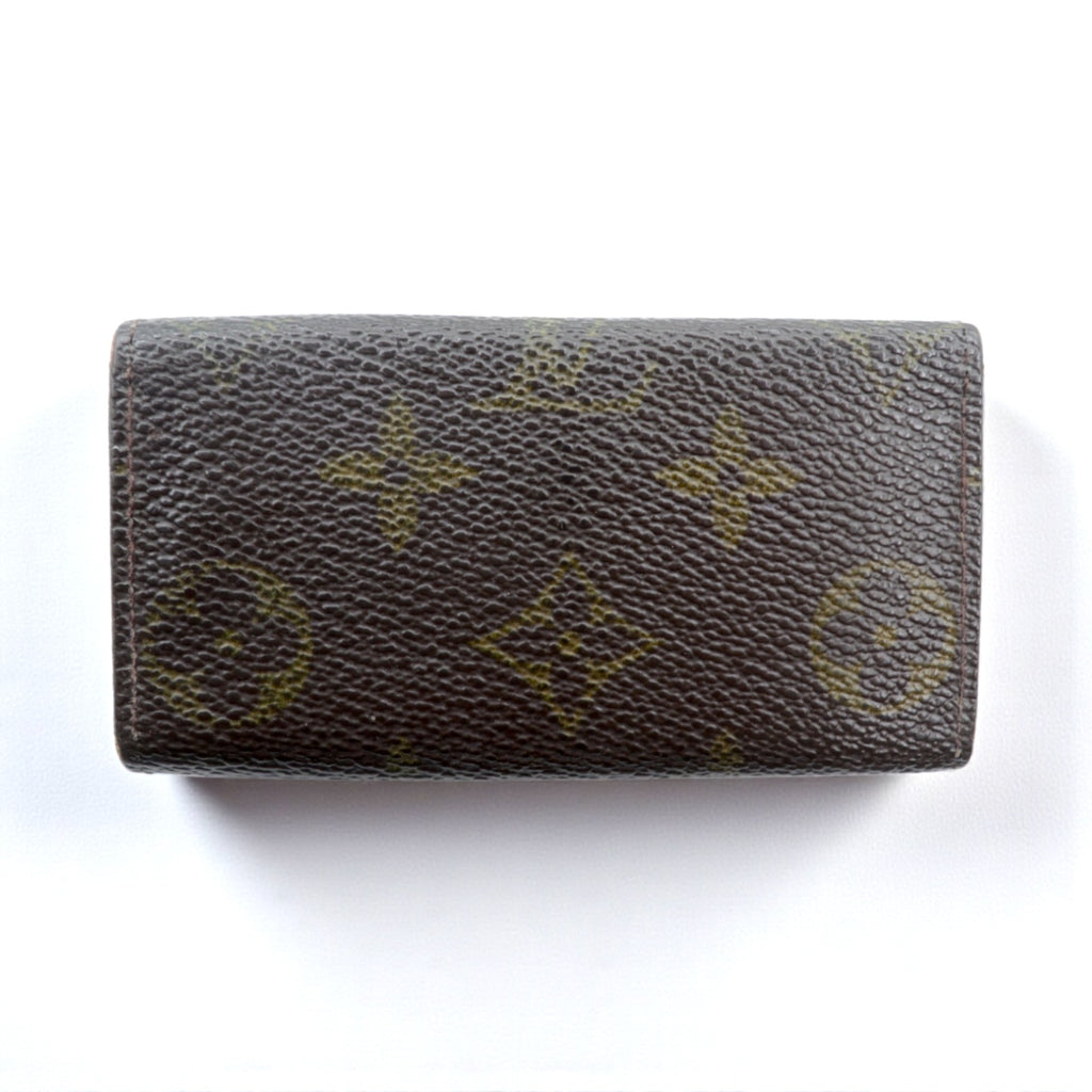 LOUIS VUITTON 4-Key Case PVC Multi-key 4 Monogram Brown M62631 Made in France
