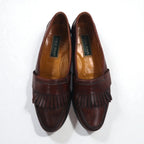 COLE HAAN USA製 フリンジ ローファー 28cm ブラウン レザー 225844 J5 6034