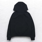 adidas originals トレフォイルロゴ プリント パーカー XL ブラック 裏起毛 AY6630