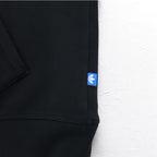 adidas originals トレフォイルロゴ プリント パーカー XL ブラック 裏起毛 AY6630
