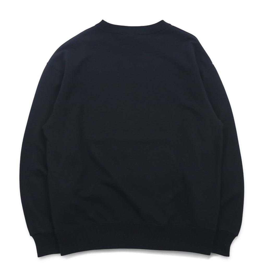 DISCUS ATHLETIC Crewneck Sweatshirt M Black Cotton Logo Print