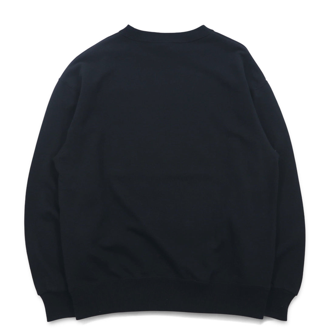 DISCUS ATHLETIC Crewneck Sweatshirt M Black Cotton Logo Print