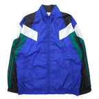 日本然リトテ-古着オンライン-adidas 90年代 ナイロンジャケット トラックジャケット F180 ブルー トレフォイルロゴ 銀タグ ビッグサイズ-adidas 90's Windbreaker Track Jacket F180 Blue Trefoil Logo Silver Tag Big Size