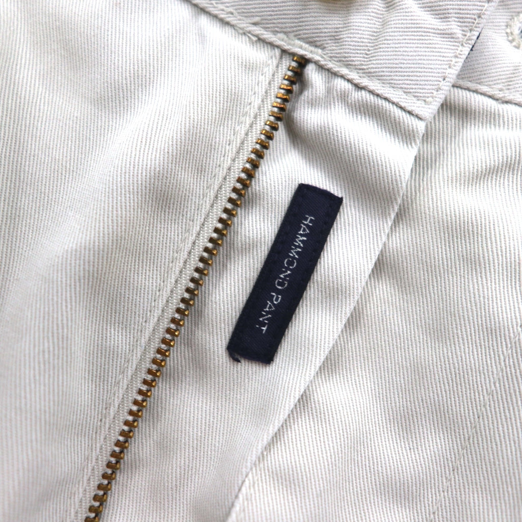 POLO RALPH LAUREN 90s Polo Chino Pants, Double-Tuck Wide Leg, Size M, Beige, Cotton