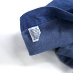 Ralph Lauren 90年代 インディゴ デニム ボタンダウンシャツ 17 34/35 ブルー コットン YARMOUTH スモールポニー 刺繍
