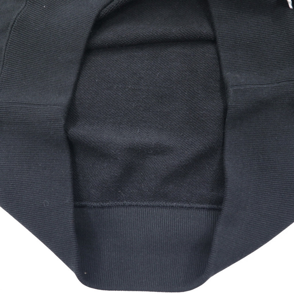 DISCUS ATHLETIC Crewneck Sweatshirt M Black Cotton Logo Print