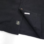 Tommy Bahama シルク 半袖 オープンカラーシャツ 開襟 ボックスシャツ XL ブラック バックロゴ刺繍