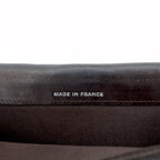 CHANEL 2.55ライン マトラッセ 財布 ブラック レザー キルティング ターンロック フランス製