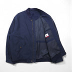 90s Vintage Bomber Jacket 90年代 ピーチスキン スウィングトップ ハリントンジャケット XL ネイビー Laurent Cerrer