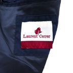 90s Vintage Bomber Jacket 90年代 ピーチスキン スウィングトップ ハリントンジャケット XL ネイビー Laurent Cerrer