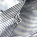 Ralph Lauren 90年代 オックスフォード ボタンダウンシャツ XL ブルー ストライプ コットン CLASSIC FIT スモールポニー 刺繍