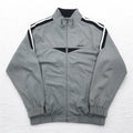 STARTER 90s Track Jacket Jersey XL Gray Side Line Stand Collar High Neck