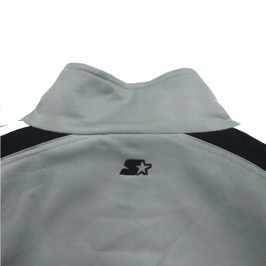 STARTER 90s Track Jacket Jersey XL Gray Side Line Stand Collar High Neck