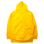 STEVE AND BARRY'S Reverse Weave Pullover Hoodie XL Yellow Cotton College MICHIGAN Arch Logo Big Size