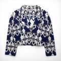 90s Vintage Jacquard Blazer, Chimayo Print, Size S, Concho Buttons, Native American Print, Southwest Canyon, Short Length
