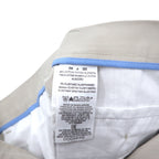 DOCKERS (Levi's) Tucked Wide Chino Pants, Size 36, Beige, Cotton, Classic Fit, Center Press.