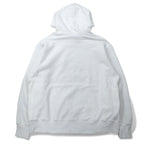 Champion Reverse Weave Pullover Hoodie XL White Cotton Blue Single Tag Reprint REVERSE WEAVE GF68WHC Made in Honduras