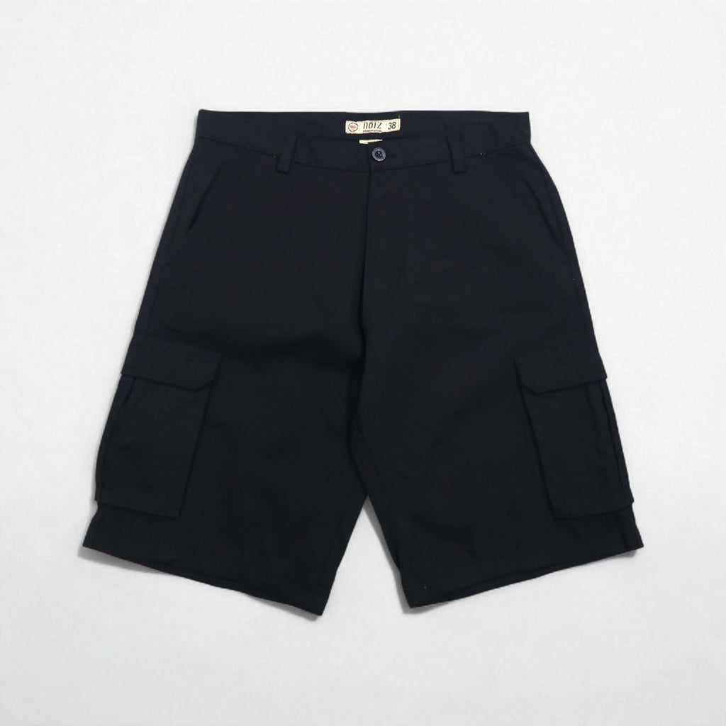 90年代 NOIZ バギー カーゴ ショートパンツ ハーフパンツ XL ブラック コットン PREMIUM JEANS 膝下丈