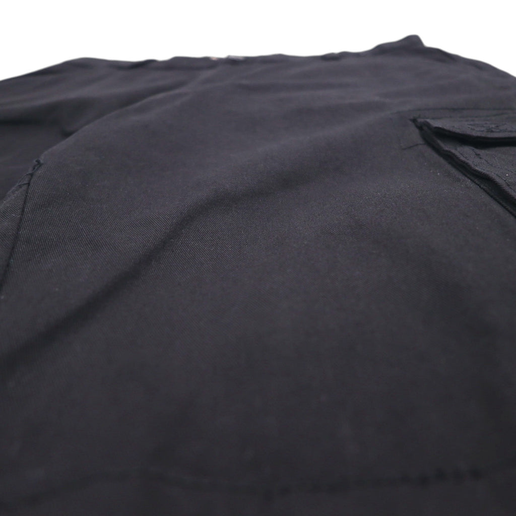 90年代 NOIZ バギー カーゴ ショートパンツ ハーフパンツ XL ブラック コットン PREMIUM JEANS 膝下丈