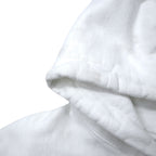 Champion Reverse Weave Pullover Hoodie XL White Cotton Blue Single Tag Reprint REVERSE WEAVE GF68WHC Made in Honduras
