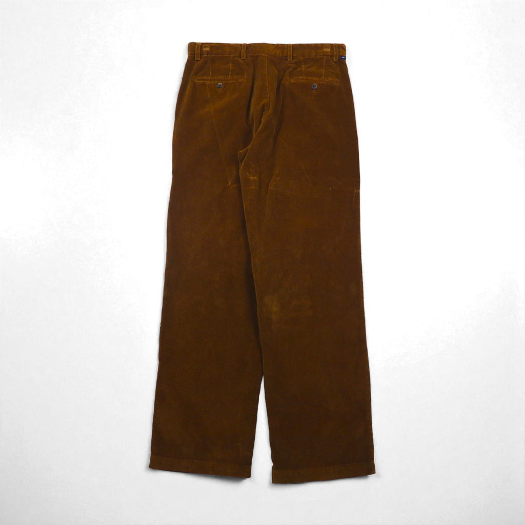 DOCKERS (Levi's) 2000s Relaxed Fit Wide Leg Chino Work Pants, Size M, Brown