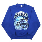 Made in USA 90s SALEM SPORTSWEAR Printed Sweatshirt M Blue KENTUCKY Fleece Lining