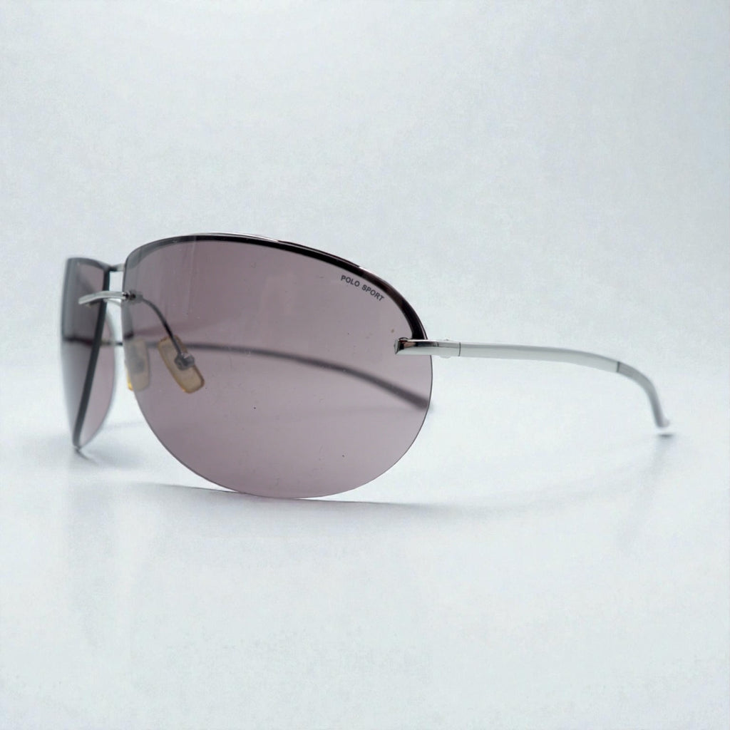POLO SPORT RALPH LAUREN 90s Rimless Sport Sunglasses Teardrop 7718/S 6LB 67-09-125
