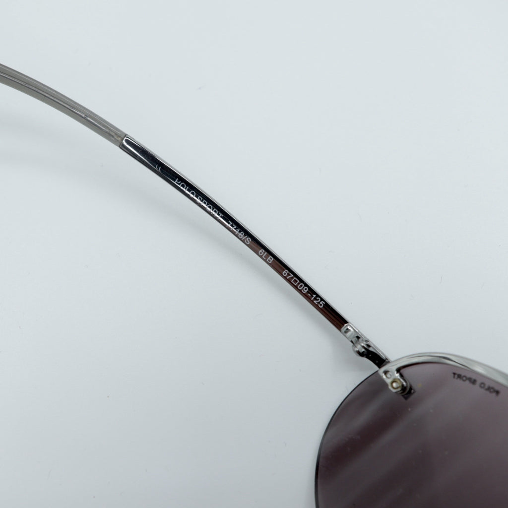 POLO SPORT RALPH LAUREN 90s Rimless Sport Sunglasses Teardrop 7718/S 6LB 67-09-125