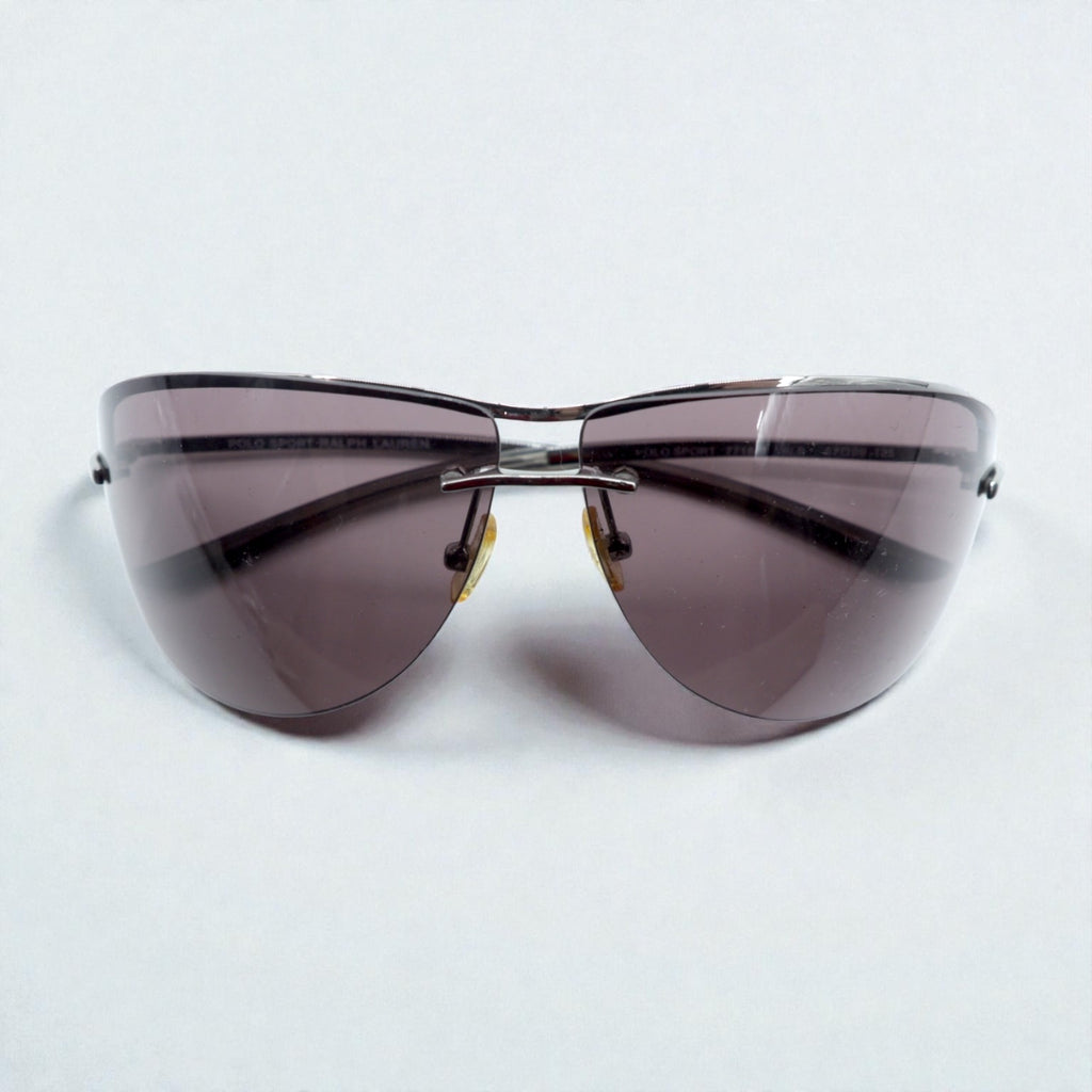 POLO SPORT RALPH LAUREN 90s Rimless Sport Sunglasses Teardrop 7718/S 6LB 67-09-125
