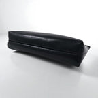 Salvatore Ferragamo 2WAY ショルダーバッグ クラッチバッグ ヴァラ リボン ブラック レザー D210588