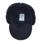 SLAMA-WIEN Australian Military Flight Cap Bomber Cap 54 Black Cotton Polyester Earflaps Earmuffs Military
