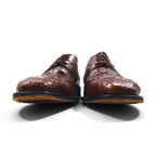 Spain Vintage Crocodile Shoes スペイン製 クロコダイル ドレスシューズ 28cm レザー DAVID EDEN