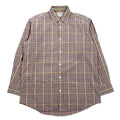 Burberrys 90s Check Shirt, Medium, Red, Yellow, Cotton