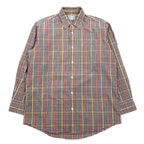 Burberrys 90s Check Shirt, Medium, Red, Yellow, Cotton
