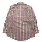 Burberrys 90s Check Shirt, Medium, Red, Yellow, Cotton