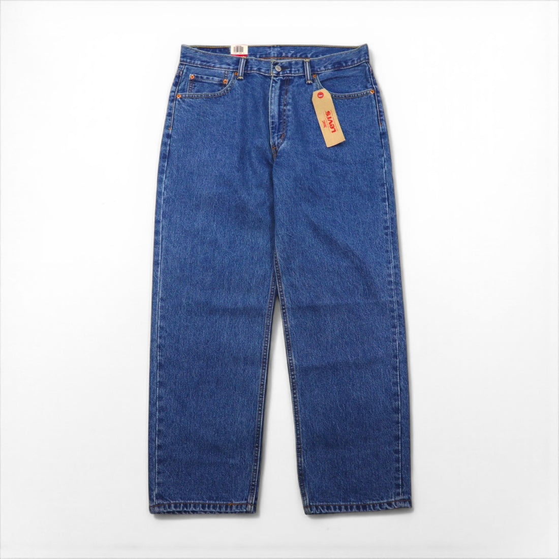 Levi's 550 Baggy Relaxed Fit Denim Jeans, Size L, Indigo, Medium Stonewash, 00550-4891, Unused