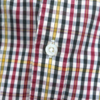 Burberrys 90s Check Shirt, Medium, Red, Yellow, Cotton