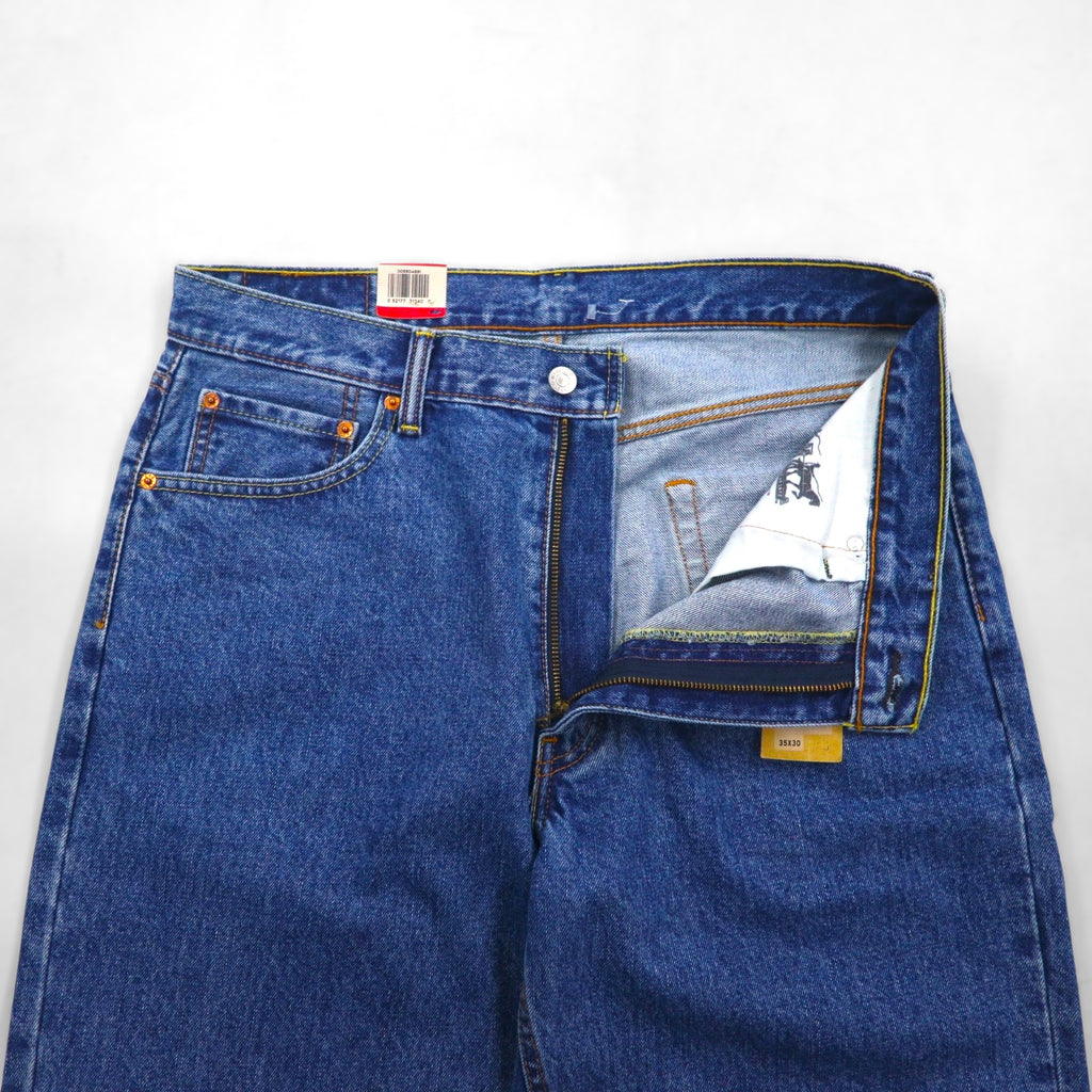 Levi's 550 バギー リラックスフィット デニムパンツ ジーンズ L インディゴ RELAXED FIT JEANS MEDIUM STONEWASH 00550-4891 未使用品