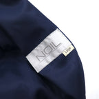 NOIL double-breasted trench coat L navy wool with belt