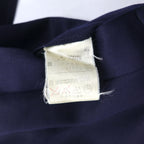 NOIL double-breasted trench coat L navy wool with belt