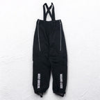 HARLEY DAVIDSON GORE-TEX Bib Overalls Suspender Pants Rain Suit M Black Waterproof