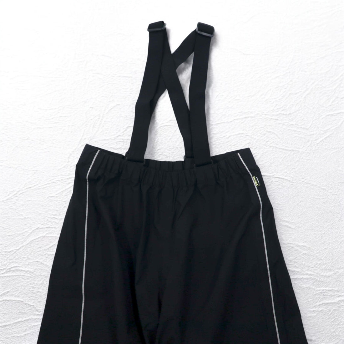 HARLEY DAVIDSON GORE-TEX Bib Overalls Suspender Pants Rain Suit M Black Waterproof