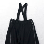 HARLEY DAVIDSON GORE-TEX Bib Overalls Suspender Pants Rain Suit M Black Waterproof