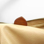 CELINE Shoulder Bag Brown Leather Macadam Pattern M06 Made in Italy