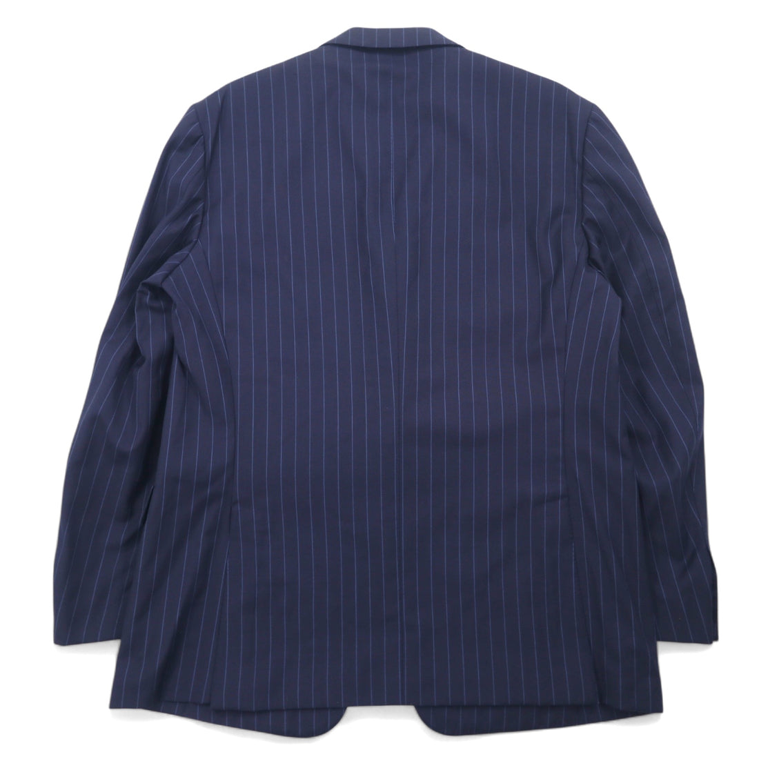 Ermenegildo Zegna Swiss Made 3B Tailored Jacket L Navy Wool Stripe