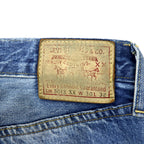 LEVI'S VINTAGE CLOTHING (LVC) 501ZXX 1954 Model Big E Selvedge Denim Pants Size 30 Blue Cotton Red Edge 42 TALON Zip Leather Patch 50154-0081 Made in Turkey