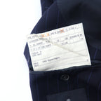 Ermenegildo Zegna Swiss Made 3B Tailored Jacket L Navy Wool Stripe
